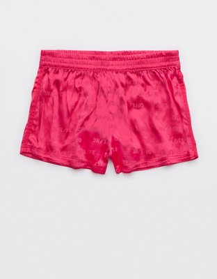 OFFLINE By Aerie Satin Logo Track Short