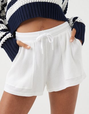OFFLINE By Aerie Wow Waffle High Waisted Shorts