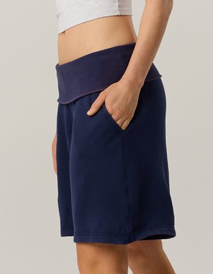 OFFLINE By Aerie Stretch Flex Terry Foldover Long Short