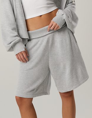 OFFLINE By Aerie Keep It 100 Terry Foldover Long Short