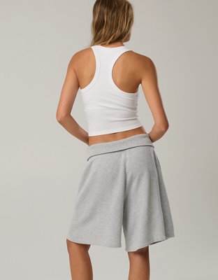 OFFLINE By Aerie Stretch Flex Terry Foldover Long Short