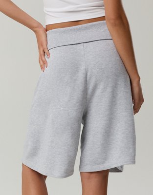 OFFLINE By Aerie Stretch Flex Terry Foldover Long Short