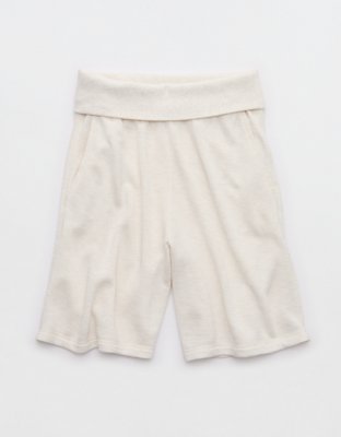 OFFLINE By Aerie Keep It 100 Terry Foldover Long Short