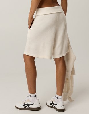 OFFLINE By Aerie Keep It 100 Terry Foldover Long Short