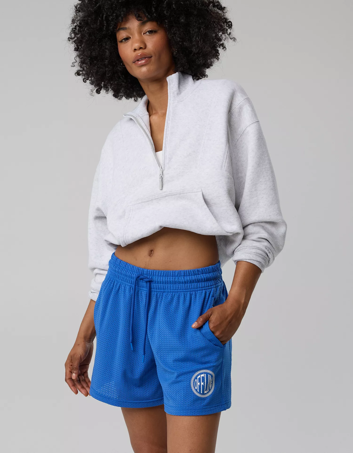 OFFLINE By Aerie Mesh Basketball Short - thumbnail 2