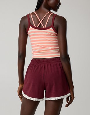 OFFLINE By Aerie Mesh Lace Short