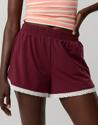 OFFLINE By Aerie Mesh Lace Short
