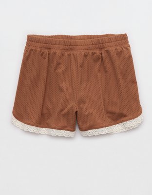 OFFLINE By Aerie Mesh Lace Short