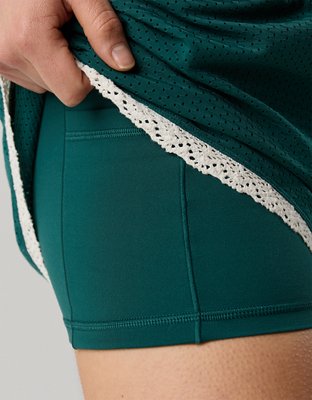 OFFLINE By Aerie Mesh Lace Short