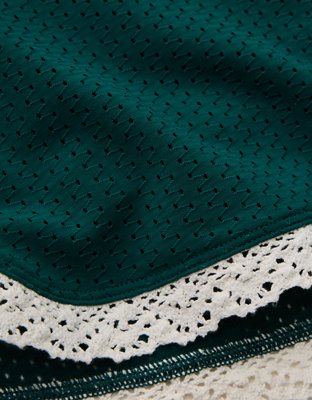 OFFLINE By Aerie Mesh Lace Short