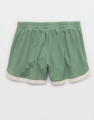 OFFLINE By Aerie Mesh Lace Short