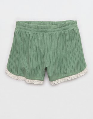 OFFLINE By Aerie Mesh Lace Short
