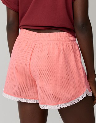 OFFLINE By Aerie Mesh Lace Short
