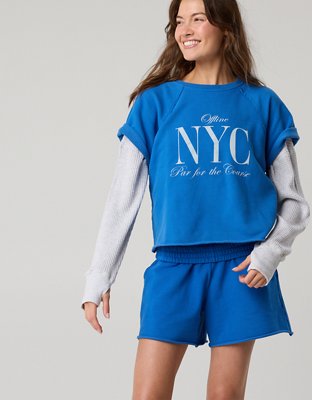 OFFLINE By Aerie Throwback Fleece Short