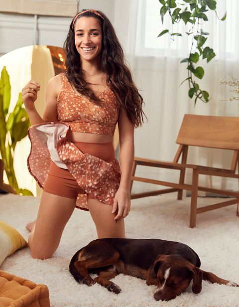 Женские юбки Aerie OFFLINE by Aerie x Aly Raisman Nylon Tennis Skirt