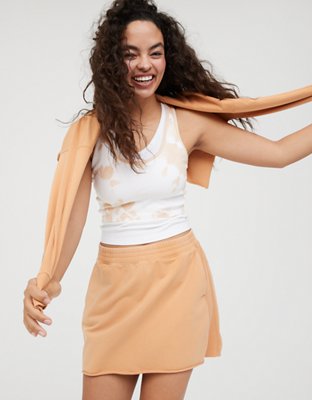 Женские юбки Aerie OFFLINE Ribbed Fleece Skirt — фото 5