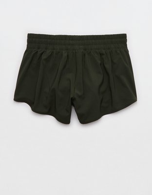 Женские шорты Offline By Aerie 2" Hot Stuff, цвет: Оливковый — фото 4