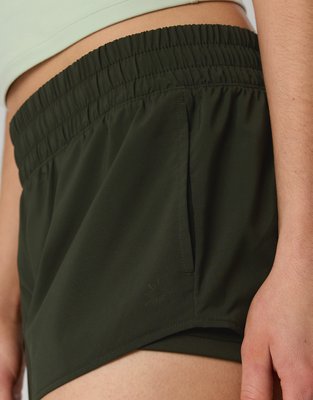Женские шорты Offline By Aerie 2" Hot Stuff, цвет: Оливковый — фото 6