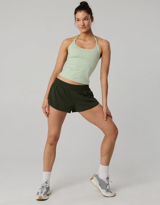 Женские шорты Offline By Aerie 2" Hot Stuff, цвет: Оливковый — фото 5
