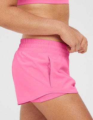 Aerie Crossover Short Dupes Pink Size M - $10 (56% Off Retail