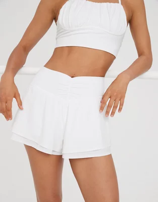 OFFLINE By Aerie Real Me Ruched Flowy Short