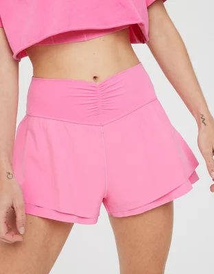 OFFLINE By Aerie Real Me Ruched Flowy Short
