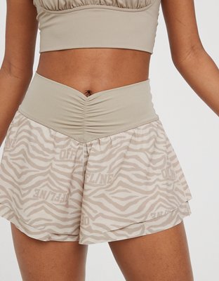 OFFLINE By Aerie Real Me Ruched Flowy Short