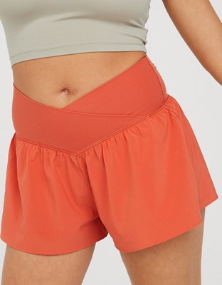 crossover flowy shorts