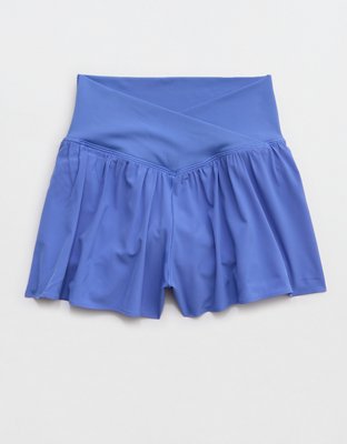 OFFLINE By Aerie Real Me Crossover Flowy Short Women's Ice Blue XS