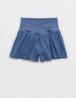 Blue shop flowy shorts