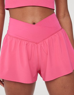 Do+Be Fit and Flare Shorts - Hot Pink Small