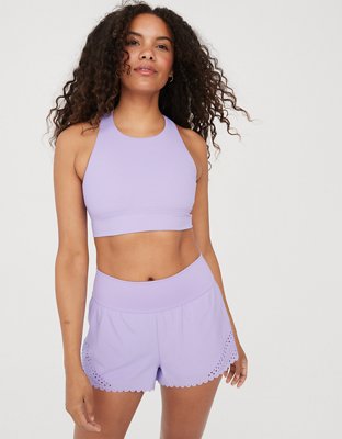 Женские брюки Aerie OFFLINE By Aerie Goals Lasercut Running Short — фото 6