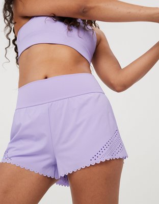 OFFLINE By Aerie Goals Lasercut Running Short