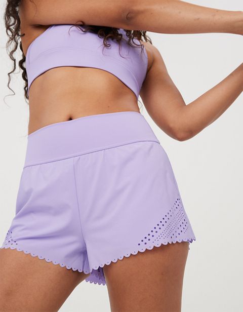 Женские брюки Aerie OFFLINE By Aerie Goals Lasercut Running Short