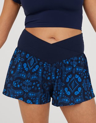 crossover flowy shorts