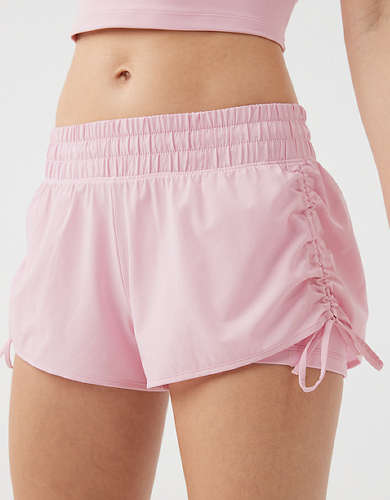 OFFLINE By Aerie Low Rise Ruched Hot Stuff Short