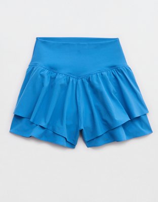 OFFLINE By Aerie Real Me Flirty Short Women's Sky Blue