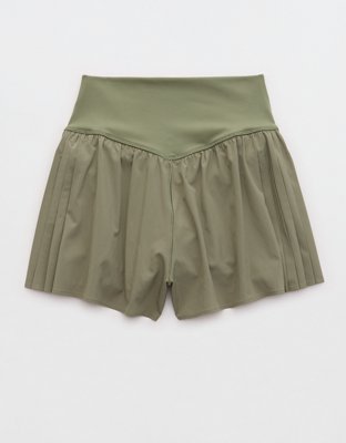 OFFLINE By Aerie Real Me Pleated Flowy Short