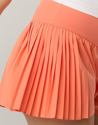OFFLINE By Aerie Real Me Pleated Flowy Short
