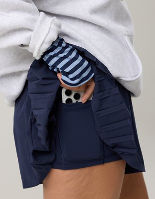 OFFLINE By Aerie Real Me Pleated Flowy Short