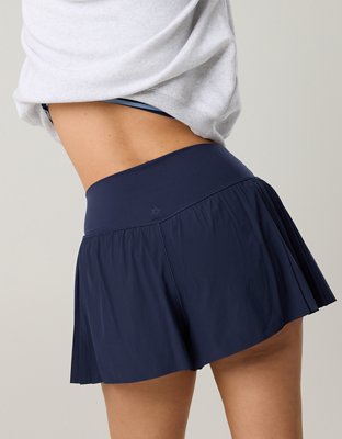 OFFLINE By Aerie Real Me Pleated Flowy Short