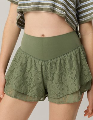 OFFLINE By Aerie Real Me Lace Flowy Short