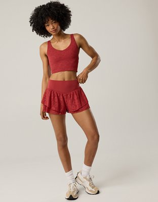 OFFLINE By Aerie Real Me Lace Flowy Short