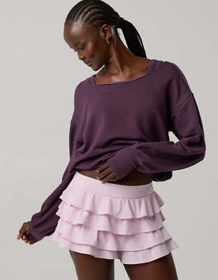 OFFLINE By Aerie Real Me Ruffle Flowy Short