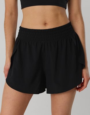 OFFLINE By Aerie High Waisted 3" Butterfly Hem Hot Stuff Short