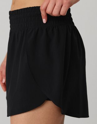 OFFLINE By Aerie High Waisted 3" Butterfly Hem Hot Stuff Short