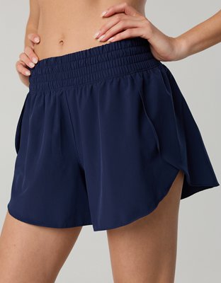 OFFLINE By Aerie High Waisted 3" Butterfly Hem Hot Stuff Short
