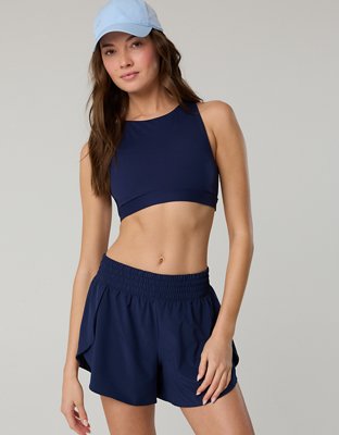 OFFLINE By Aerie High Waisted 3" Butterfly Hem Hot Stuff Short