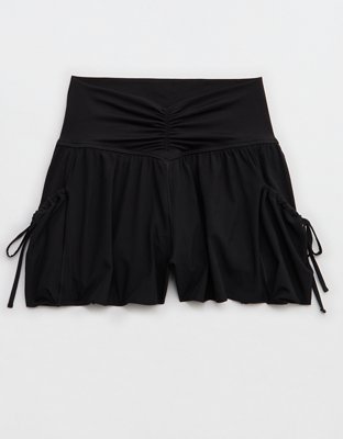 OFFLINE By Aerie Real Me Ruched Pocket Flowy Short Women's True Black XL