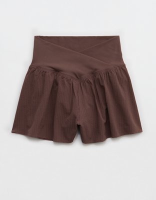 OFFLINE By Aerie Real Me Seersucker Crossover Flowy Short